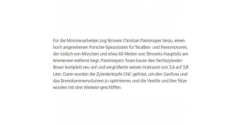 Strosek und Paintmayer im Excellence Magazine - Projekt Porsche 964 3.8