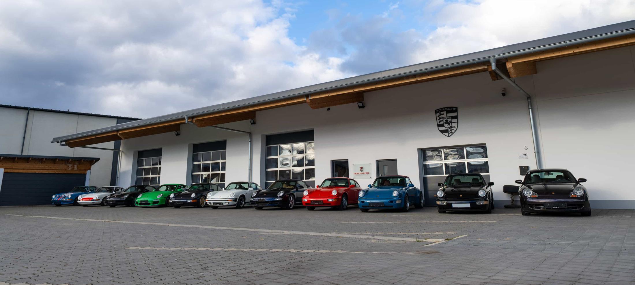 Werkstattgelände der Paintmayer Motorenmanufaktur